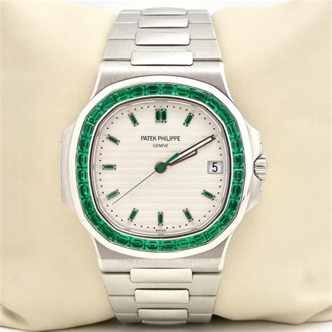 patek philippe watch emerald|Patek Philippe nautilus price.